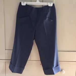 LARRY LEVINE Dressy Cuffed Capris